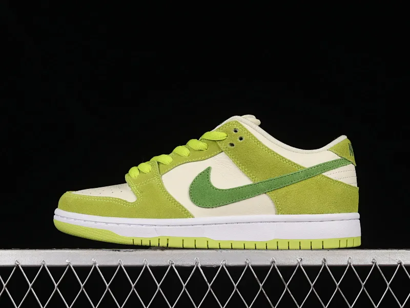 All categories Nk SB Dunk series Nk SB Dunk Low low-top sneakers M version pure original Nk SB Dunk Low "Green Apple" Apple green SB low-top sports and leisure sneakers DM0807-300